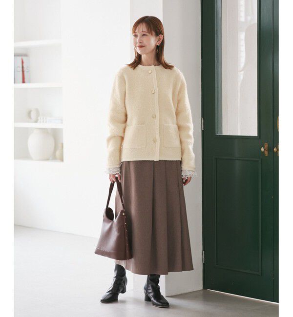 Rope&rsquo;Picnic「ループ編みニットカーディガン」|カーディガン|