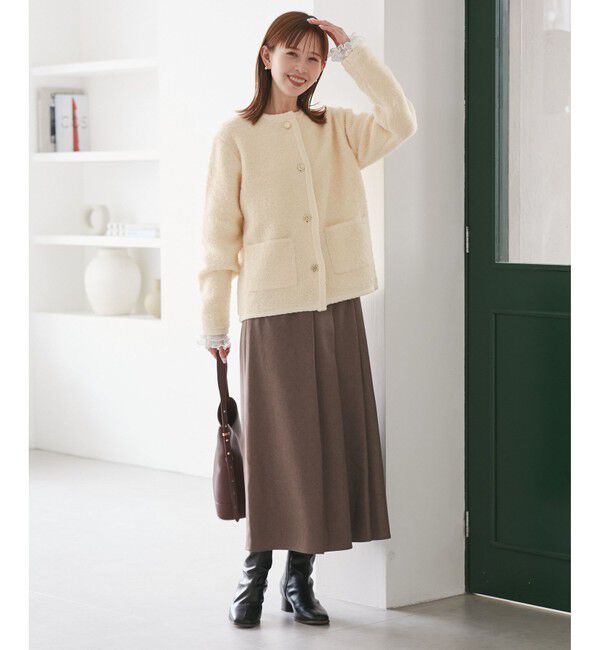 Rope&rsquo;Picnic「ループ編みニットカーディガン」|カーディガン|