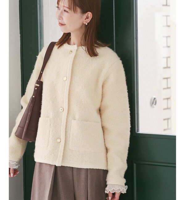 Rope&rsquo;Picnic「ループ編みニットカーディガン」|カーディガン|