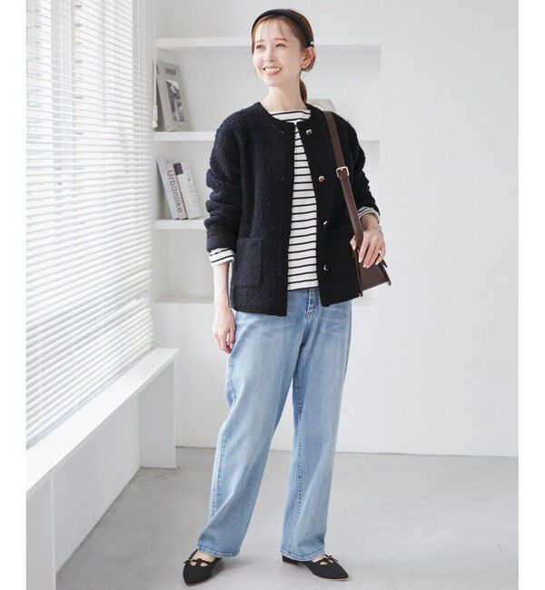 Rope&rsquo;Picnic「ループ編みニットカーディガン」|カーディガン|