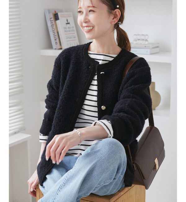 Rope&rsquo;Picnic「ループ編みニットカーディガン」|カーディガン|