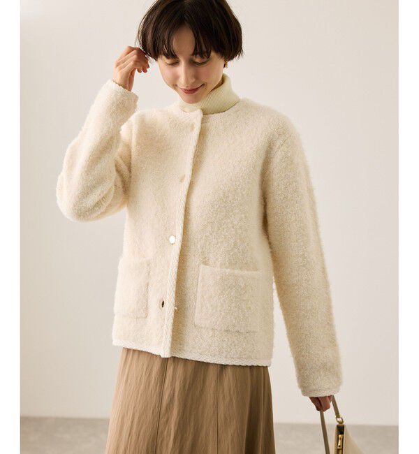 Rope&rsquo;Picnic「ループ編みニットカーディガン」|カーディガン|