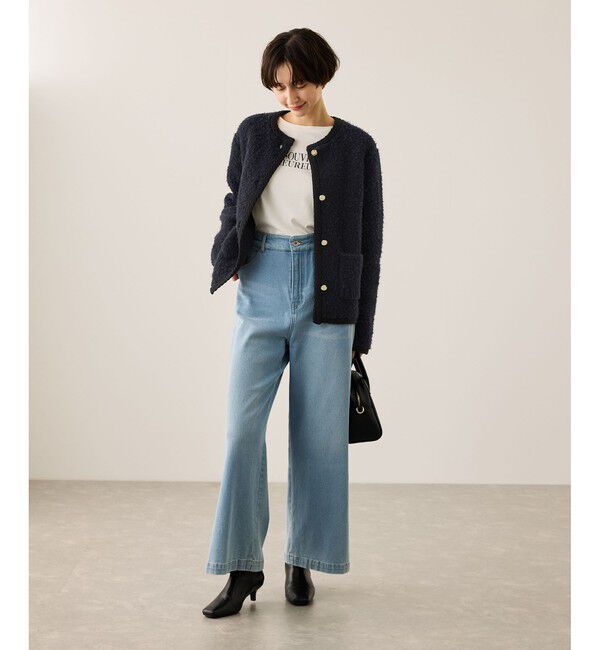 Rope&rsquo;Picnic「ループ編みニットカーディガン」|カーディガン|