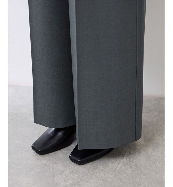 Rope&rsquo;Picnic「フレアシルエットサスペンダー付きパンツ」|チノ|