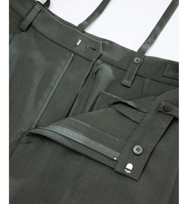 Rope&rsquo;Picnic「フレアシルエットサスペンダー付きパンツ」|チノ|