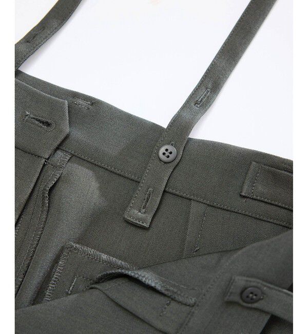 Rope&rsquo;Picnic「フレアシルエットサスペンダー付きパンツ」|チノ|