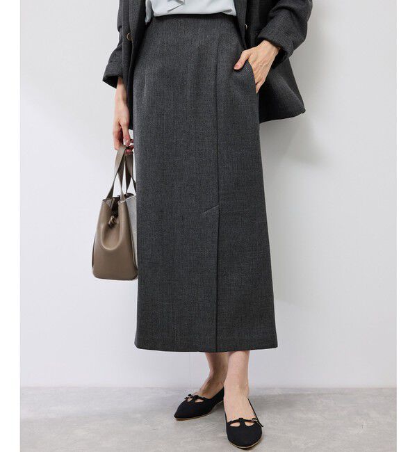 Rope&rsquo;Picnic「スリートーンツイードスカート/セットアップ対応」|スカート|