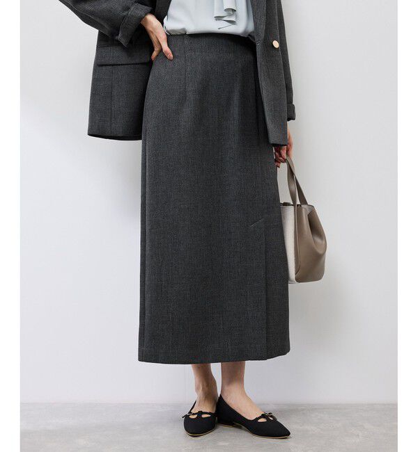 Rope&rsquo;Picnic「スリートーンツイードスカート/セットアップ対応」|スカート|