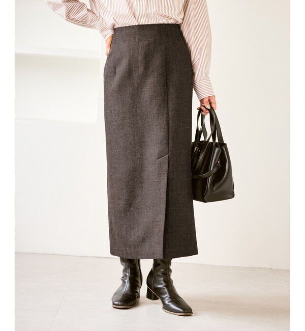 Rope&rsquo;Picnic「スリートーンツイードスカート/セットアップ対応」|スカート|