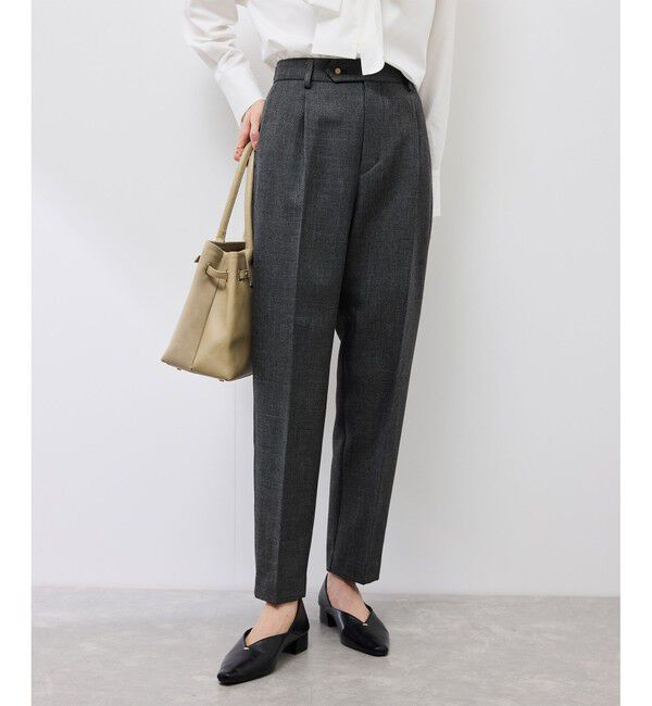 Rope&rsquo;Picnic「スリートーンツイードテーパードパンツ/セットアップ対応」|チノ|