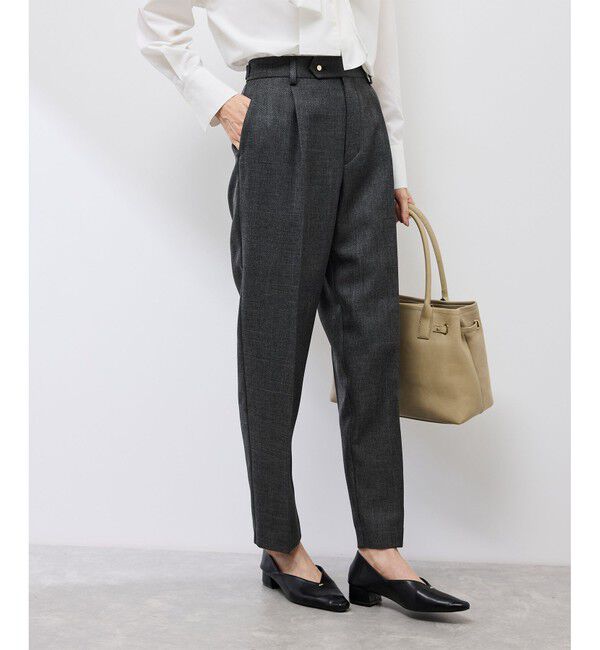 Rope&rsquo;Picnic「スリートーンツイードテーパードパンツ/セットアップ対応」|チノ|