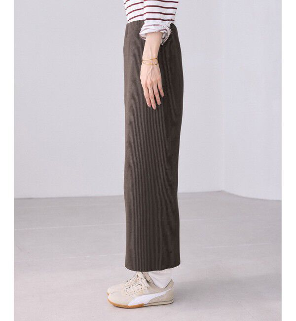Rope&rsquo;Picnic「トタンテレコ Iラインリブニットスカート」|スカート|