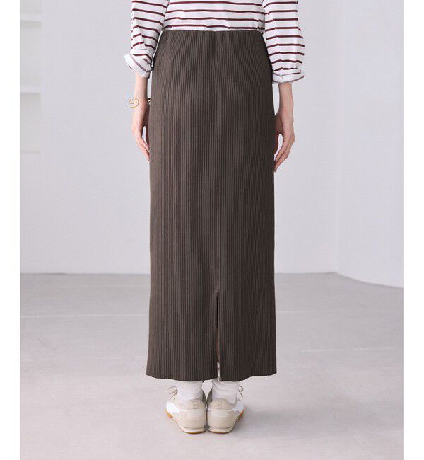 Rope&rsquo;Picnic「トタンテレコ Iラインリブニットスカート」|スカート|