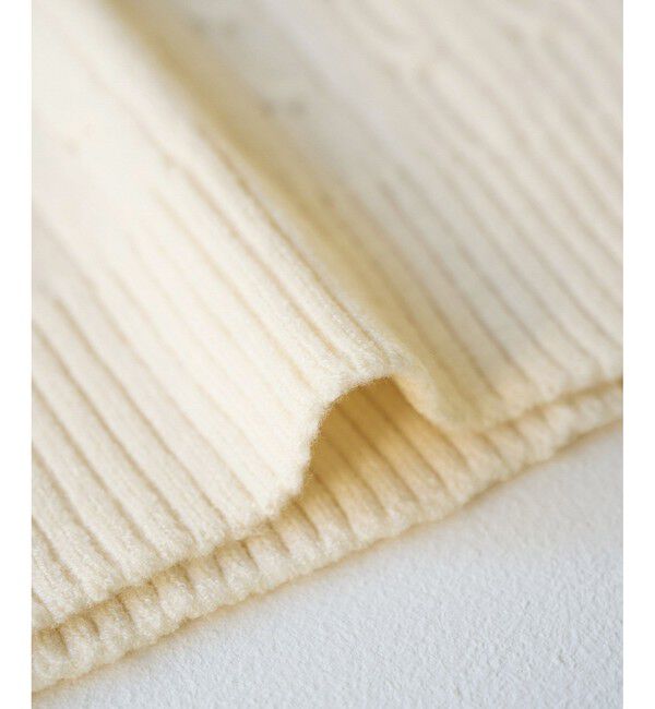 Rope&rsquo;Picnic「【BEVERLYHILLS POLO CLUB・WEB限定】ケーブル編みクロップドニットプルオーバー」|ニット・セーター|