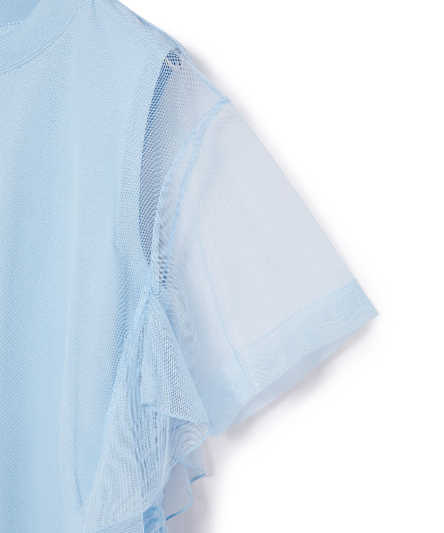 ADAM ET ROPE'「【再入荷・洗える・サステナブル】ギャザーチュールトップス」|その他|