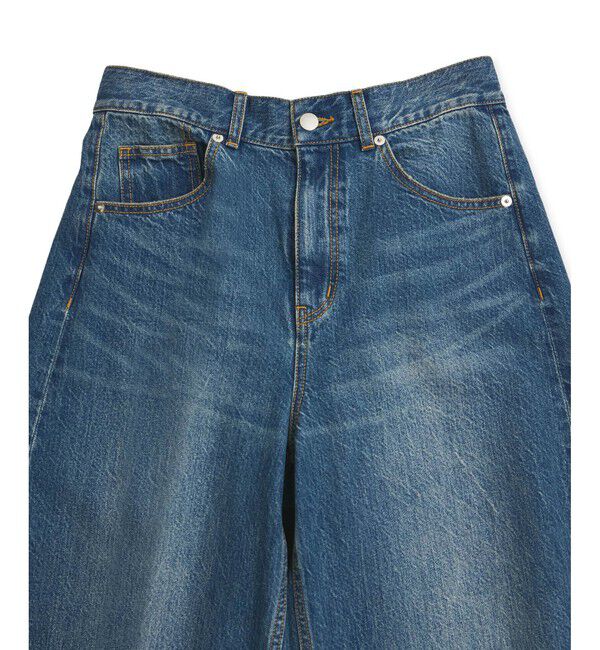 ADAM ET ROPE'「【サステナブル】バックタックワイドデニム」|デニム|