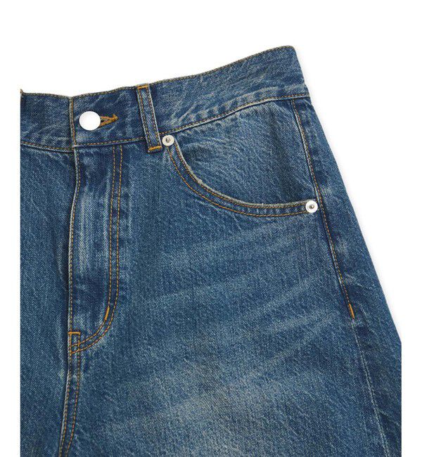 ADAM ET ROPE'「【サステナブル】バックタックワイドデニム」|デニム|