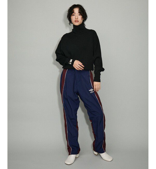 ADAM ET ROPE'「【WEB限定】・【定番人気】WOOL混リブタートルニット」|ニット・セーター|