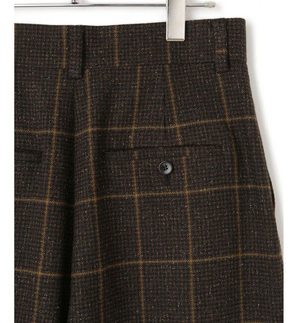 ADAM ET ROPE'「ツイード＆チェックショートパンツ」|チノ|