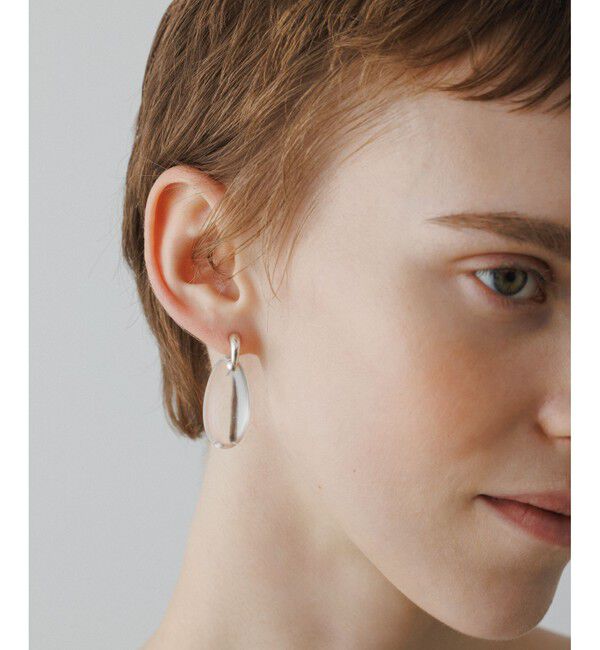 ADAM ET ROPE'「【EMOELLE】drop pierced earrings」|ピアス|