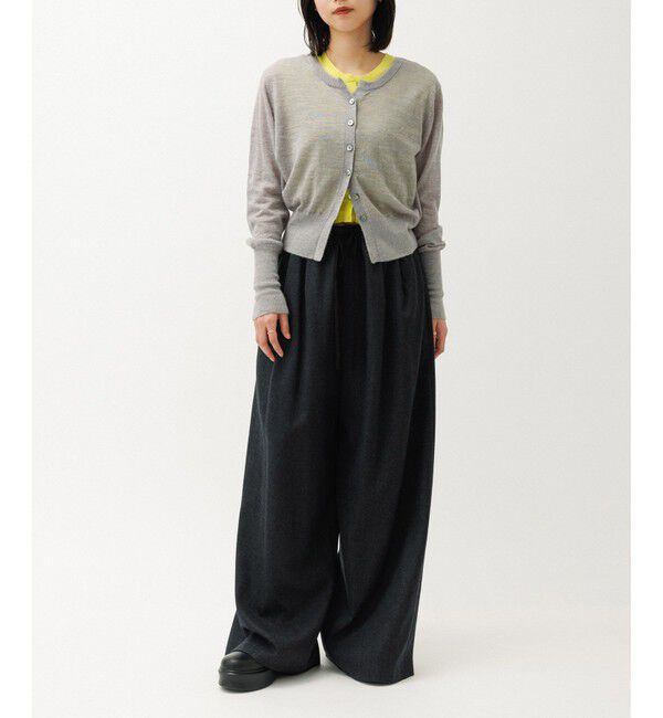 ADAM ET ROPE'「モヘアミックスセットニットカーディガン」|カーディガン|