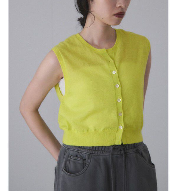 ADAM ET ROPE'「モヘアミックスセットニットカーディガン」|カーディガン|