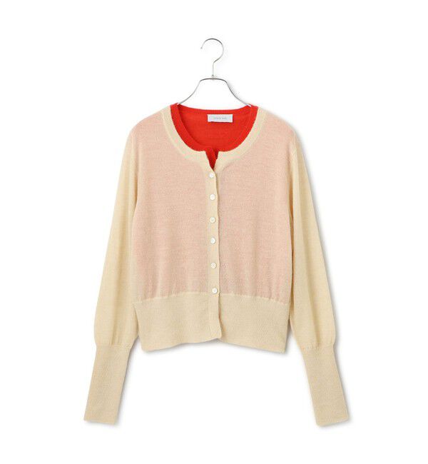 ADAM ET ROPE'「モヘアミックスセットニットカーディガン」|カーディガン|