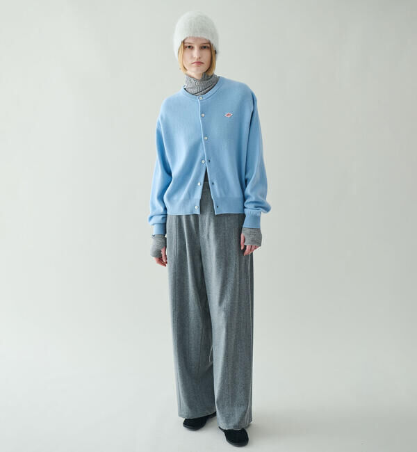 DANTON「DANTON | ラムウール クルーネックニットカーディガン WOMEN」|ニット・セーター|