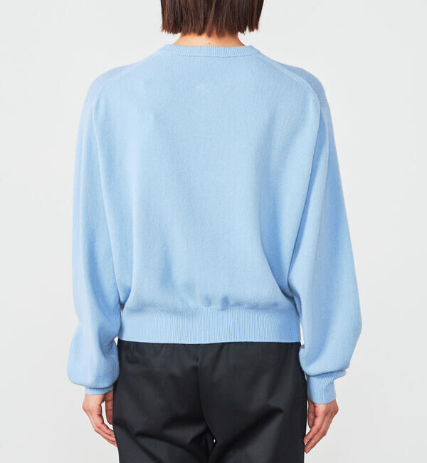 DANTON「DANTON | ラムウール クルーネックニットカーディガン WOMEN」|ニット・セーター|