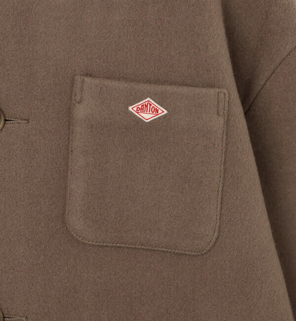 DANTON「DANTON | ウールメルトン シャツブルゾン WOMEN」|ブルゾン・スタジャン|