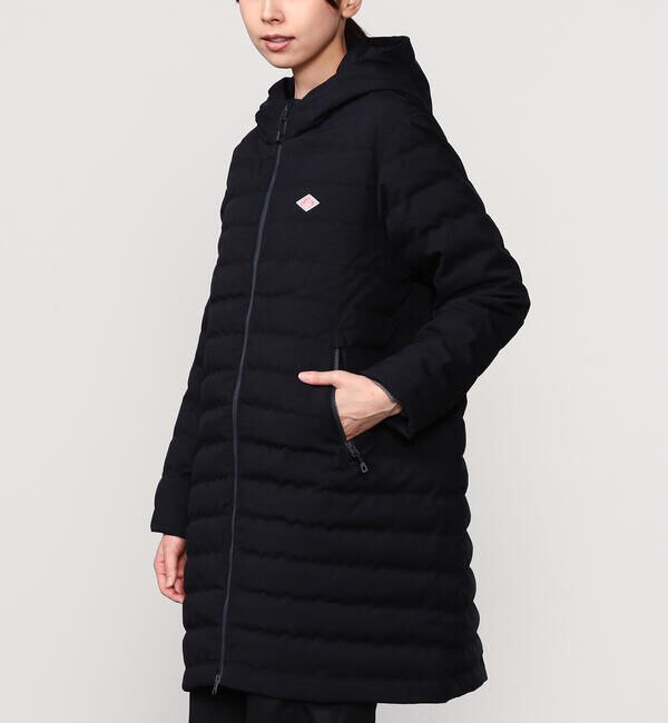 DANTON「DANTON | ウールライク ミドルダウンフードコート WOMEN」|ダウン|