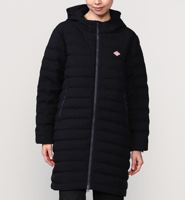 DANTON「DANTON | ウールライク ミドルダウンフードコート WOMEN」|ダウン|