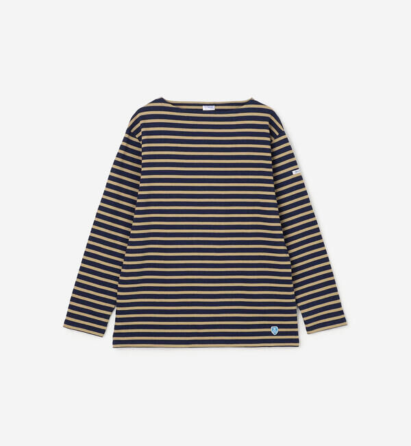 ORCIVAL「ORCIVAL | コットンロード フレンチバスクシャツ MEN」|Tシャツ・カットソー|NAVY系1