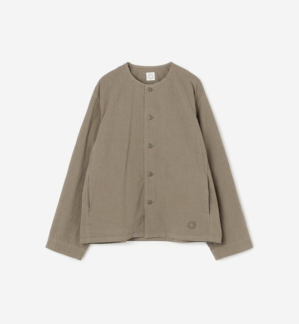ORCIVAL「ORCIVAL | コットンツイル ノーカラーシャツブルゾン WOMEN」|シャツ・ブラウス|