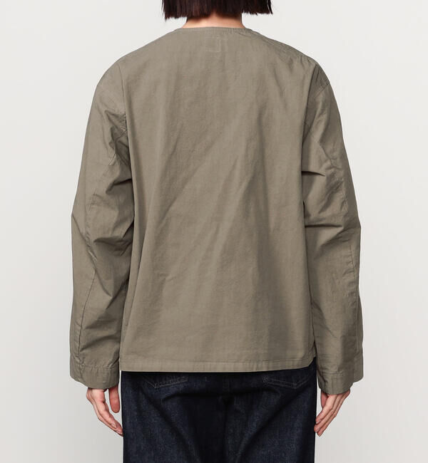 ORCIVAL「ORCIVAL | コットンツイル ノーカラーシャツブルゾン WOMEN」|シャツ・ブラウス|
