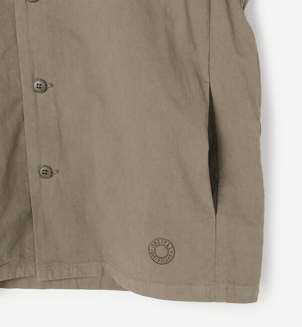 ORCIVAL「ORCIVAL | コットンツイル ノーカラーシャツブルゾン WOMEN」|シャツ・ブラウス|