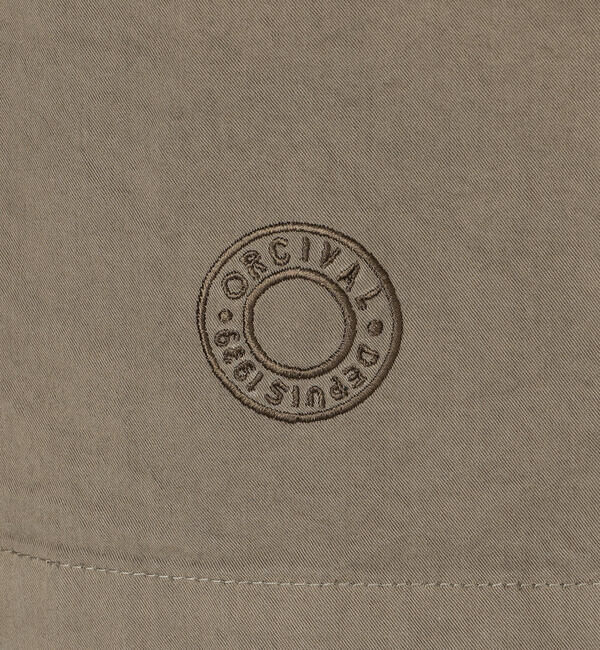 ORCIVAL「ORCIVAL | コットンツイル ノーカラーシャツブルゾン WOMEN」|シャツ・ブラウス|