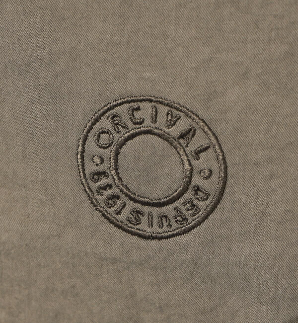 ORCIVAL「ORCIVAL | コットンツイル ノーカラーシャツブルゾン MEN」|シャツ・ブラウス|