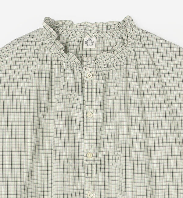 ORCIVAL「ORCIVAL | コットンワッシャー ギャザーブラウス WOMEN」|シャツ・ブラウス|