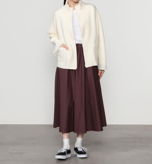 ORCIVAL「ORCIVAL | ウールジャージー スタンドジップカーディガン WOMEN」|ニット・セーター|