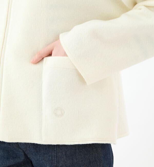 ORCIVAL「ORCIVAL | ウールジャージー スタンドジップカーディガン WOMEN」|ニット・セーター|