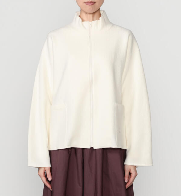 ORCIVAL「ORCIVAL | ウールジャージー スタンドジップカーディガン WOMEN」|ニット・セーター|