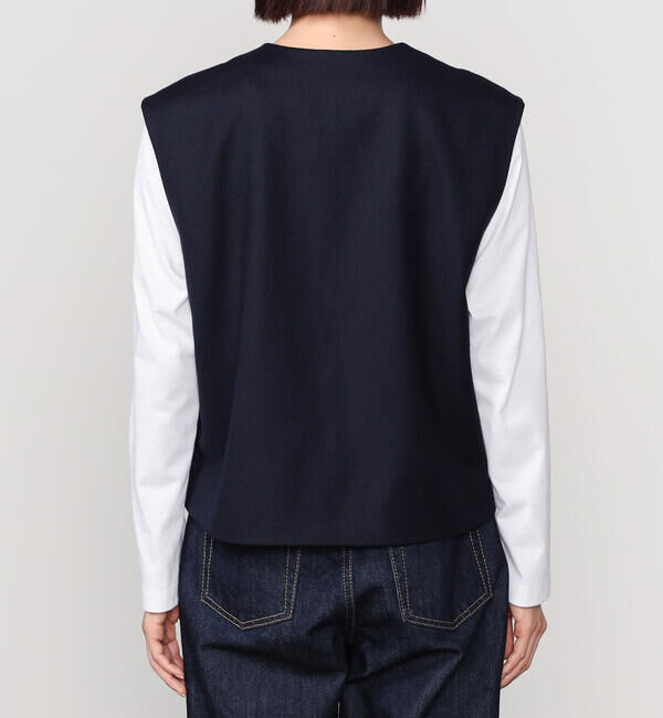 LE GLAZIK「LE GLAZIK | ウール ジレ WOMEN」|その他|