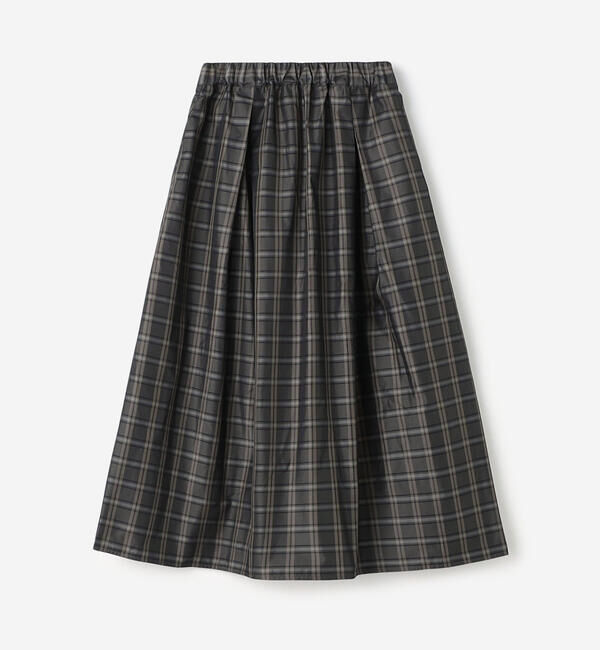 LE GLAZIK「LE GLAZIK | メモリーツイル タックスカート CHECK WOMEN」|スカート|