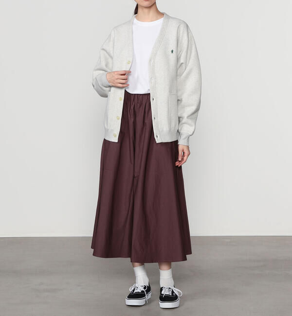 GYMPHLEX「Gymphlex | スウェット Vネックカーディガン WOMEN」|カーディガン|