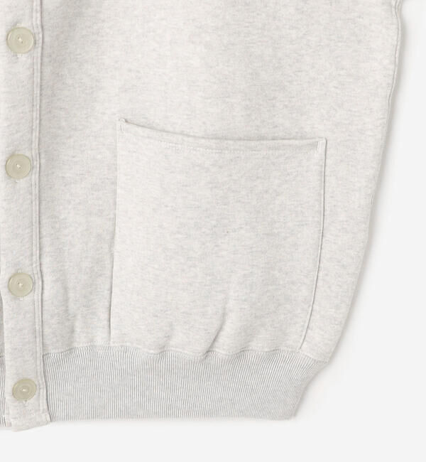 GYMPHLEX「Gymphlex | スウェット Vネックカーディガン WOMEN」|カーディガン|