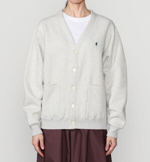 GYMPHLEX「Gymphlex | スウェット Vネックカーディガン WOMEN」|カーディガン|