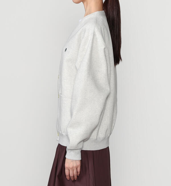 GYMPHLEX「Gymphlex | スウェット Vネックカーディガン WOMEN」|カーディガン|