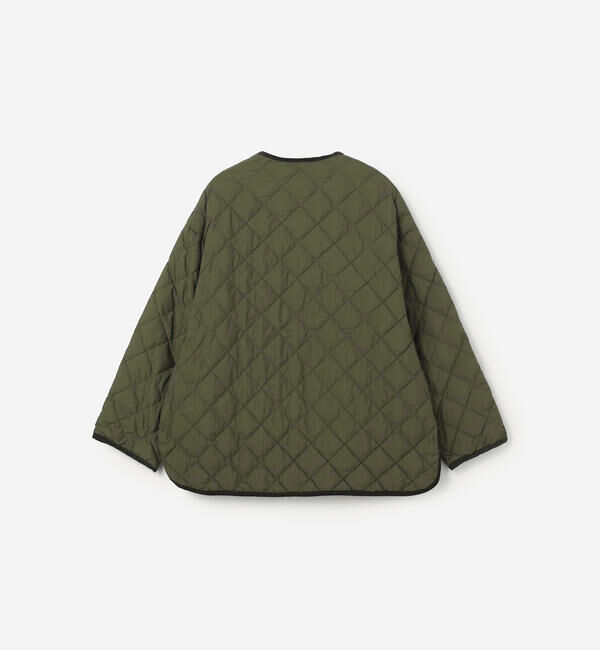 GYMPHLEX「Gymphlex | キルトダウンカラーレスジャケット WOMEN」|ダウン|