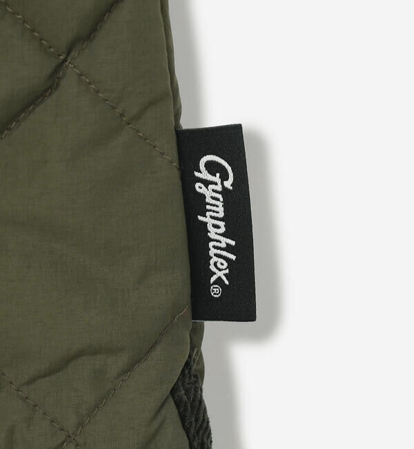 GYMPHLEX「Gymphlex | キルトダウンカラーレスジャケット WOMEN」|ダウン|